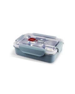 Lunch Box with 2 Conpatments Green - 8155
