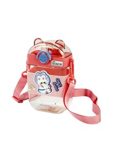 Water Bottle Cute Design ST-YIBEN - Red 470 ML
