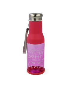 Water Bottle 2023 design Pink 650 ML 128-4