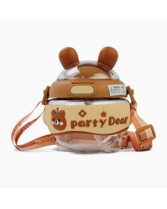 Water Bottle Popo Designs - Brown 680 ML