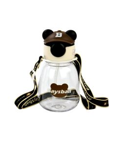 Water Bottle Baseball Designs - Black 650 ML
