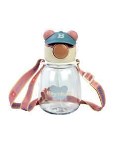 Water Bottle Baseball Designs - Pink 650 ML