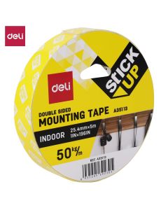 Deli Double Sided Foam Mounting Tape 25mm x 5M