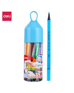 Deli FELT PEN WASHABLE 1.0MM 24C