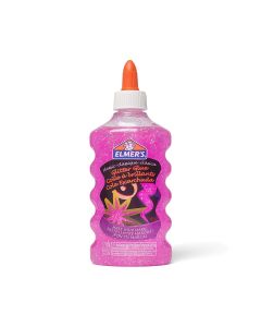 Elmer's Glitter Glue, Pink, Washable & Child Friendly, 177ml - 2499