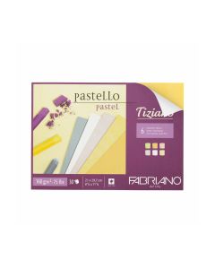 Tiziano Pastel Pad 6 soft colors 160gsm | 21x29.7cm | 46021297 Fabriano
