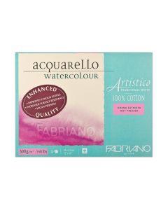Artistico Watercolor Pad Traditional White Hot Pressed 300gsm | 31x41cm | 19003141 Fabriano