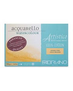 Artistico Watercolor Pad Traditional White Rough 300gsm | 30.5x45.5cm | 19023045 Fabriano