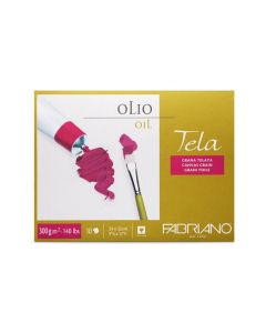 Tela Canvas Grain Oil 300gsm | 24x32cm | 68002432 Fabriano