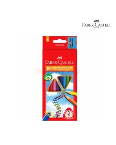 Faber-Castell Junior Triangular Colour Pencil Set of 10