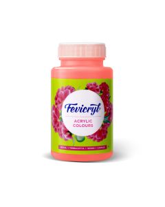 Acrylic Colors 500ml Vermillion-24 - Fevicryl