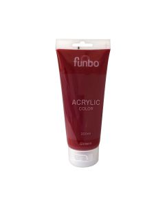 Funbo Acrylic Tube 200 ml Crimson