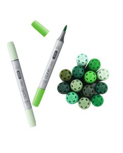 Copic Ciao Marker, Greens