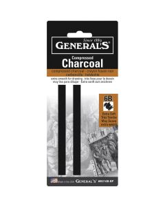 Generals Compressed Charcoal Sticks 6B