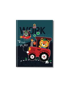 Four line Notebook 9 x 7 Hard Cover 60L Falcon 24/3