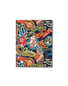 Single Line Notebook 9 x 7 Hard Cover 60L Falcon 24/3