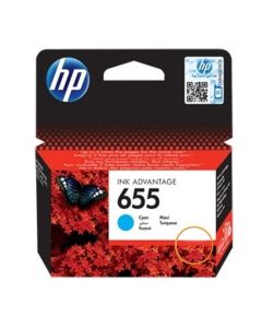 HP 655 Cyan Original Ink Advantage Cartridge