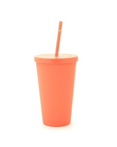 Water Bottle DW Plastic 2090 Tumbler Orange