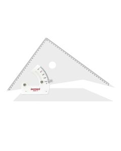 Adjustable Acrylic Set Square ADSM14- 35cm 14" Isomars