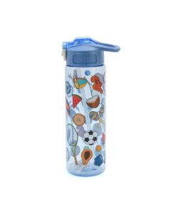 Water Bottle W989 Transparent Blue