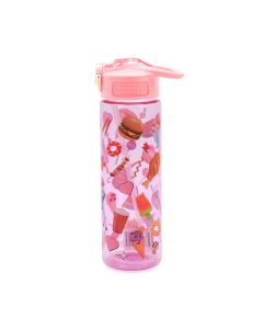 Water Bottle W989 Transparent Pink