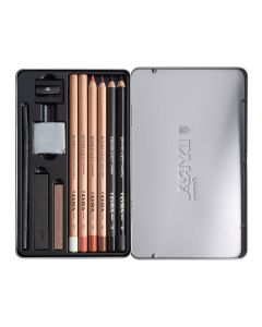 LYRA Rembrandt Sketching Set Tin Box - 10pcs