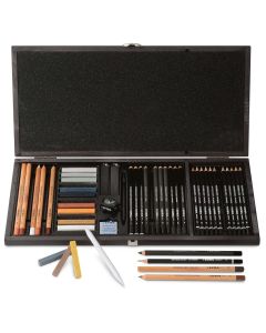LYRA Rembrandt Monochrome Wooden Box - 47pcs