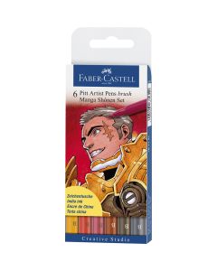 Manga PenÂ® Sets Manga Shonen Set Of 6 Faber-Castell - 167131