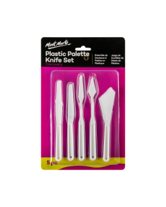 Mont Marte Studio Palette Knife Set 5pc - Plastic