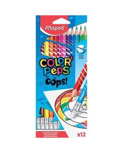 Maped Color Pencils erasable Oops 12 colors