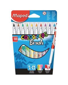 Maped Color Peps Felt Pen Brush Set of 10