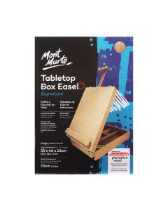 Mont Marte Tabletop Box Easel Lge - Beech