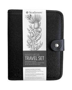 Strathmore Mixed Media Travel Set with Lyra Pencils and Portfolio