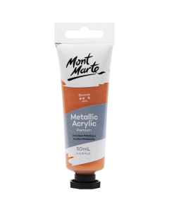 Mont Marte Metallic Acrylic Paint 50ml - Bronze