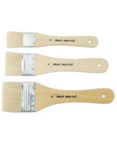 Mont Marte Gesso Brushes Sizes 2/4/6