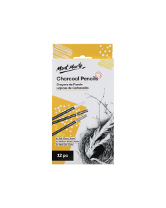 Mont Marte Charcoal Pencils 12pc