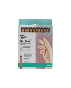 Mont Marte Skin Tints Pastel Pencils 12pc