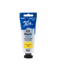 Mont Marte Oil Paint 75ml - Medium Yellow