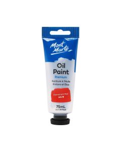 Mont Marte Oil Paint 75ml - Permanent Red