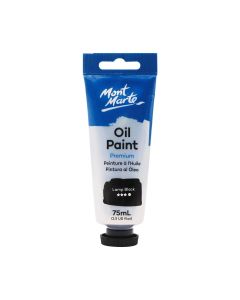 Mont Marte Oil Paint 75ml - Lamp Black