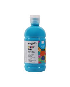 Mont Marte Poster Paint 500ml - Cerulean Blue