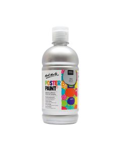 Mont Marte Poster Paint 500ml - Silver