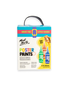 Mont Marte Poster Paint Set 6pc x 60ml