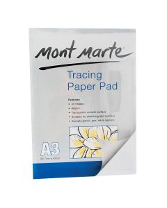 Mont Marte Tracing Paper Pad 60gsm 40 sheet A3