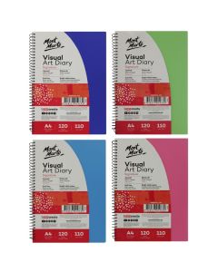 Mont Marte Visual Art Diary PP Coloured Cover A4