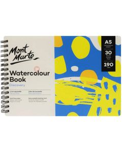 Mont Marte Watercolour Book Discovery A5 - 30 Sheets 190gsm