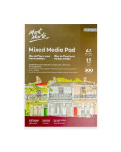 Mixed Media Pad 300gsm A3 15 Sheets - Mont Marte