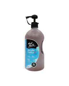 Mont Marte Studio Acrylic 1 Litre - Burnt Umber