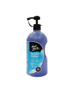 Mont Marte Studio Acrylic 1 Litre - Phthalo Blue
