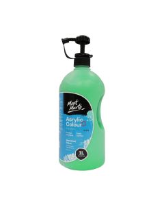 Mont Marte Studio Acrylic 1 Litre - Monastral Green